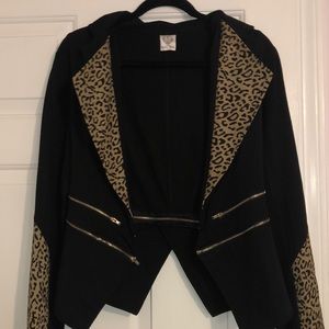 Angel Biba Leopard Blazer